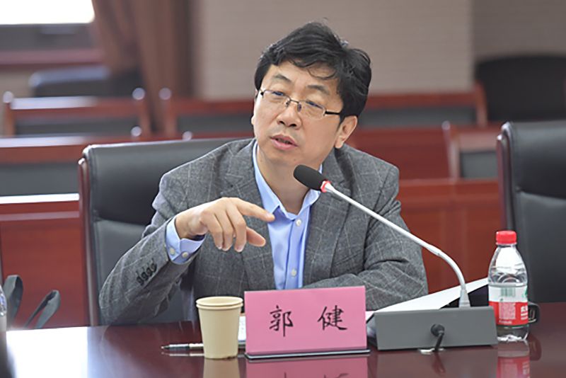 大赛组委会主任、河北大学党委书记郭健讲话